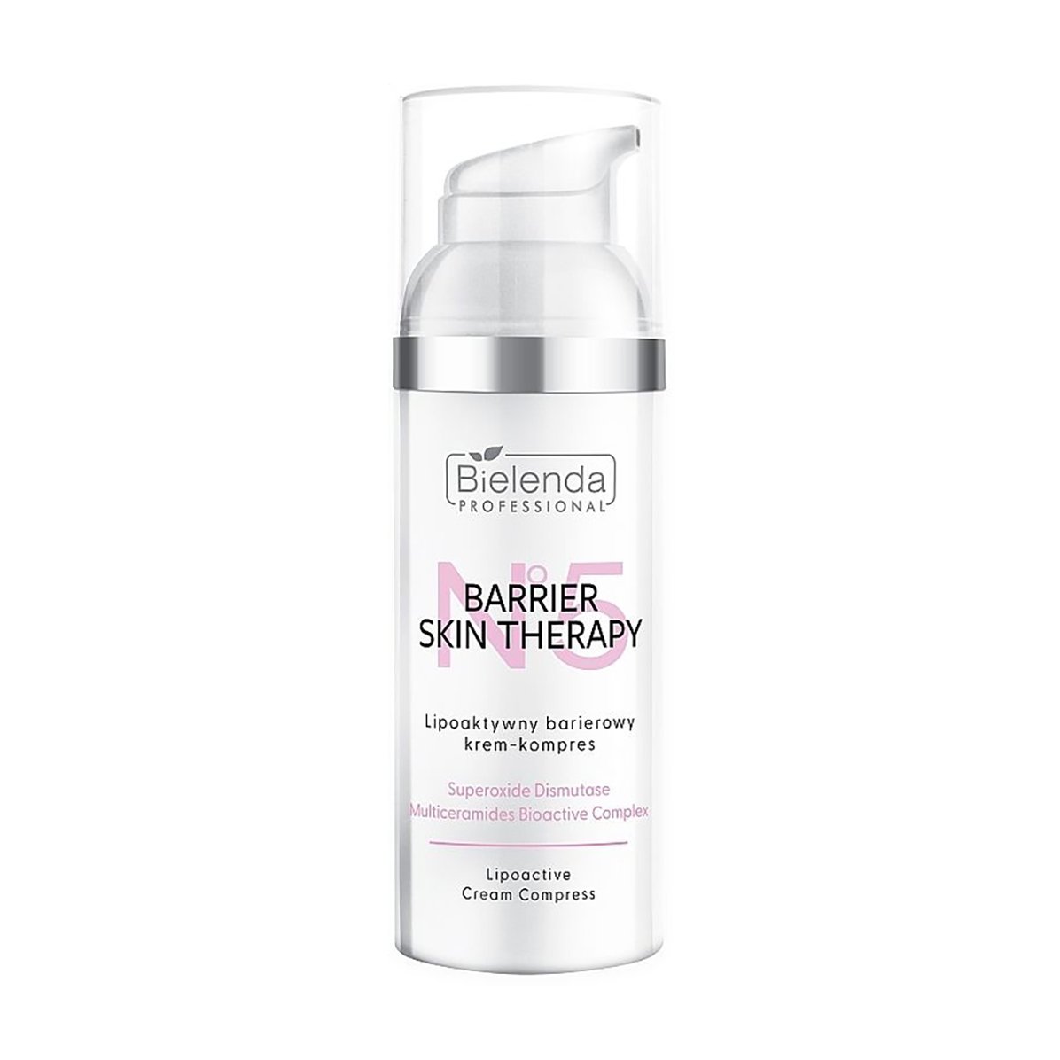 Ліпоактивний бар'єрний крем-компрес для обличчя і тіла Bielenda Professional Barrier Skin Therapy з супероксиддисмутазою та ектоїном, 50 мл